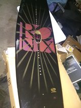 Ronix Faith Hope Love wakeboard and adjustable bindings in Chicago, Illinois