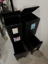 Nitori Trash or Recycling Bins in Okinawa, Japan