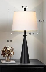 Brand New, Never Used 3-Way Dimmable Bedroom Lamp with two USB ports in Camp Lejeune, North Carolina