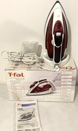 Like New! T-Fal Ultra Glide 1700W Steam Iron - Used 1x for Demo in Joliet, Illinois