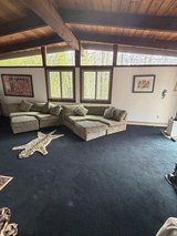 Contemporary Sectional w/ Chaise – Minimalist Luxury Statement in West Orange, New Jersey