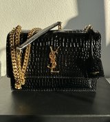 Saint Laurent Sunset Medium | Like New | Croc-Embossed | YSL in Grafenwoehr, GE