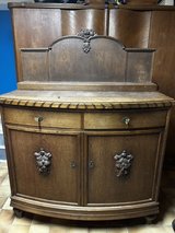 Vintage Hand?Carved Sideboard 2 pieces in Ramstein, Germany
