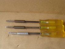 THREE APEX DAYTON SCREWDRIVERS WITH BITS in Batavia, Illinois