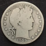 1909 Barber Half Dollar (90% Silver) in Grafenwoehr, GE