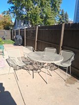 Vintage patio set in Naperville, Illinois