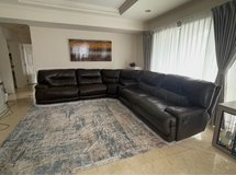 leather sectional sofa in Okinawa, Japan