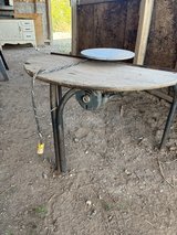 pottery table in Alamogordo, New Mexico