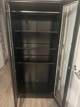 Metal and glass cabinet with lock brand new in Plainfield, Illinois