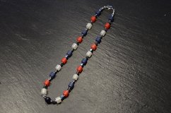Handmade USA Necklace ???? | 250 Years of Freedom | One-of-a-Kind Patriotic Design in Ramstein, Germany