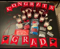 Red & White Grad Party Supplies in Naperville, Illinois
