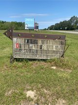 sign with box of letters in Fort Polk, Louisiana