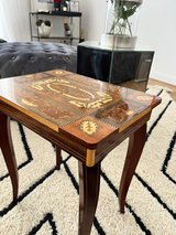 19th Century Side Table with Mechanical Wind-Up Music Box in Grafenwoehr, GE