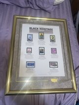 Black Heritage RARE Collectible stamps (8) of famous American black heroes in Alamogordo, New Mexico