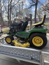 John Deere 345 tractor for repair or parts doesn’t start lots of good parts in Sandwich, Illinois