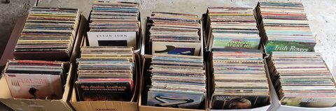 BLOW OUT Garage Sale - Record LP Book DVD CD 8-Track Tapes 45s Magazines 4/2-4/4 in Glendale Heights, Illinois
