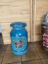 Antique Metal milk can in Stuttgart, GE