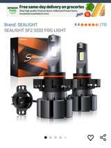 Sealight LED 5202 Fog light bulbs in Fort Polk, Louisiana