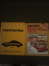 2 Older Model Foreign Auto repair Manual, Hard Cover Books Like New in Wiesbaden, GE