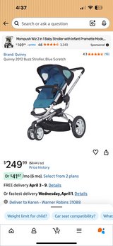 Quinny jogging stroller in Macon, Georgia