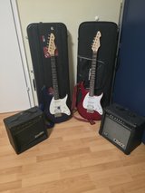 2 Electric Guitars + 2 Amps + Hard Case & Gig Bag – Complete Starter Bundle in Ramstein, Germany