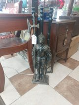 Vintage Cast Iron Knight Fireplace Set in Fort Leonard Wood, Missouri