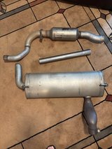Stock exhaust for 2018 Jeep Wrangler Sport, 4x4, 2.0 Liter - 4 DOHC DI Turbo eTorque Engine in Quantico, Virginia