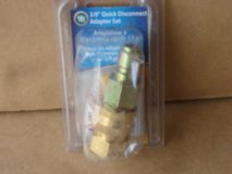NEW APACHE 3/8 INCH QUICK DISCONNECT ADAPTOR SET in Batavia, Illinois