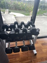 Dumbbells and Rack (Sold Together) in Okinawa, Japan