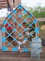 Decorative Wood Arch and glass blocks (Priced separately) in Yucca Valley, California