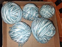 Yarn.  Partial balls in Kingwood, Texas