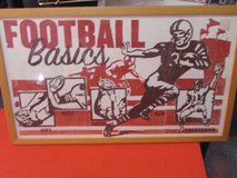 Football art size 15x25 in Batavia, Illinois