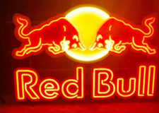 Red Bull neon light in Kingwood, Texas