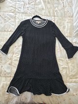 Michael Kors Longsleeve Black Polka Dot Dress – New/Never Worn – Size M in Ramstein, Germany