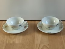 Seltmann Teacups & Saucers (Set of 2) – Made in Germany – Floral in Ramstein, Germany