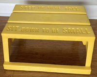 Vintage 1979 Empire Step Stool - Stand Up to be Tall Sit to be Short in Orland Park, Illinois