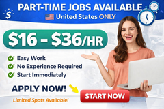 Part Time Job Hourly $16-$36 Daily payment Free Apply in Naperville, Illinois