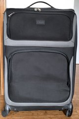 Used 1x - Chaps Luggage - 28" Spinner Suitcase - outer Pouch zipper broken in Naperville, Illinois