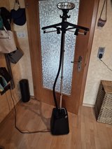 Strong powerful steamer in Ramstein, Germany