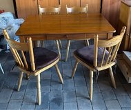 4 x solid wood chairs in Ramstein, Germany