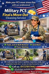 LAST MIN PCS CLEANING&TRASH&JUNK&BULK REMOVEL SERVICE&FREE ESTIMATE in Ramstein, Germany