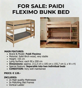 Kids Bunkbeds (Detachable) in Wiesbaden, GE