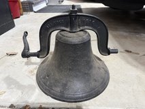 1886 Cast Iron School Bell in Plainfield, Illinois