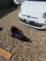 Automatic Fiat 500 in Lakenheath, UK