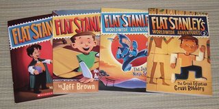 Set of 4 Flat Stanley Series Chapter Books in Bolingbrook, Illinois