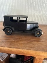 antique wooden car in Alamogordo, New Mexico