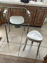 porta potty and stool in Alamogordo, New Mexico