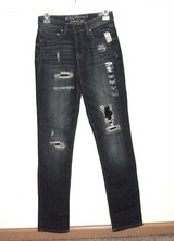 NEW Aéropostale Distressed High Waisted Skinny Jeans Womans 0R 0 Regular Stretch in Oswego, Illinois