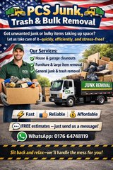 LAST MIN MILITARY / PCS FOCUS&TRASH&JUNK&BULK REMOVEL SERVICE&GARAGE CLEAN OUTS&MOREE ?????... in Ramstein, Germany
