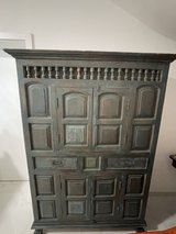 Authentic Italian Antique Wooden Cabinet / Armoire – Handcrafted, Solid Wood in Ramstein, Germany